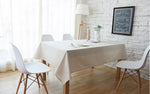 High Class Canvas Tablecloth,Daily Life Use or Christmas Festival Decoration Tablecover 55x86.6" - www.wowseastore.com