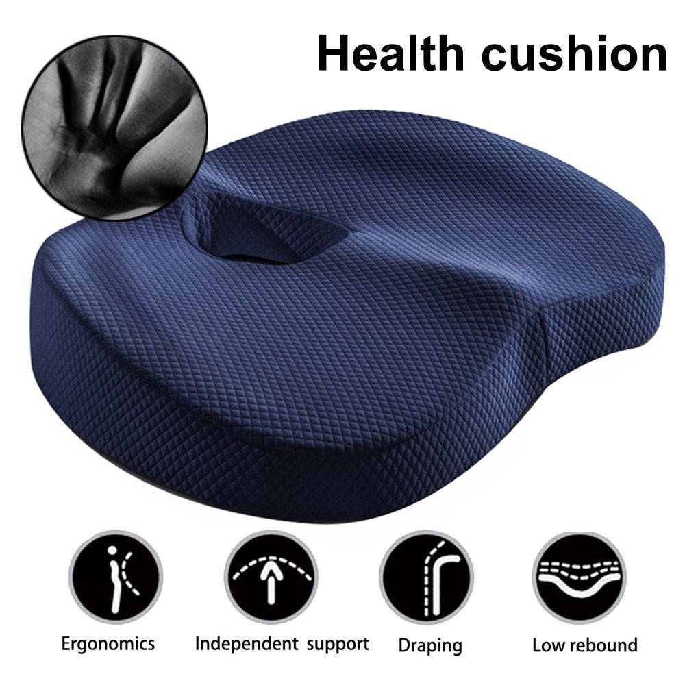 Ischial Tuberosity Seat Cushion with Two Holes for Sitting  (Travelling,TV,Reading,Home,Office,Car)