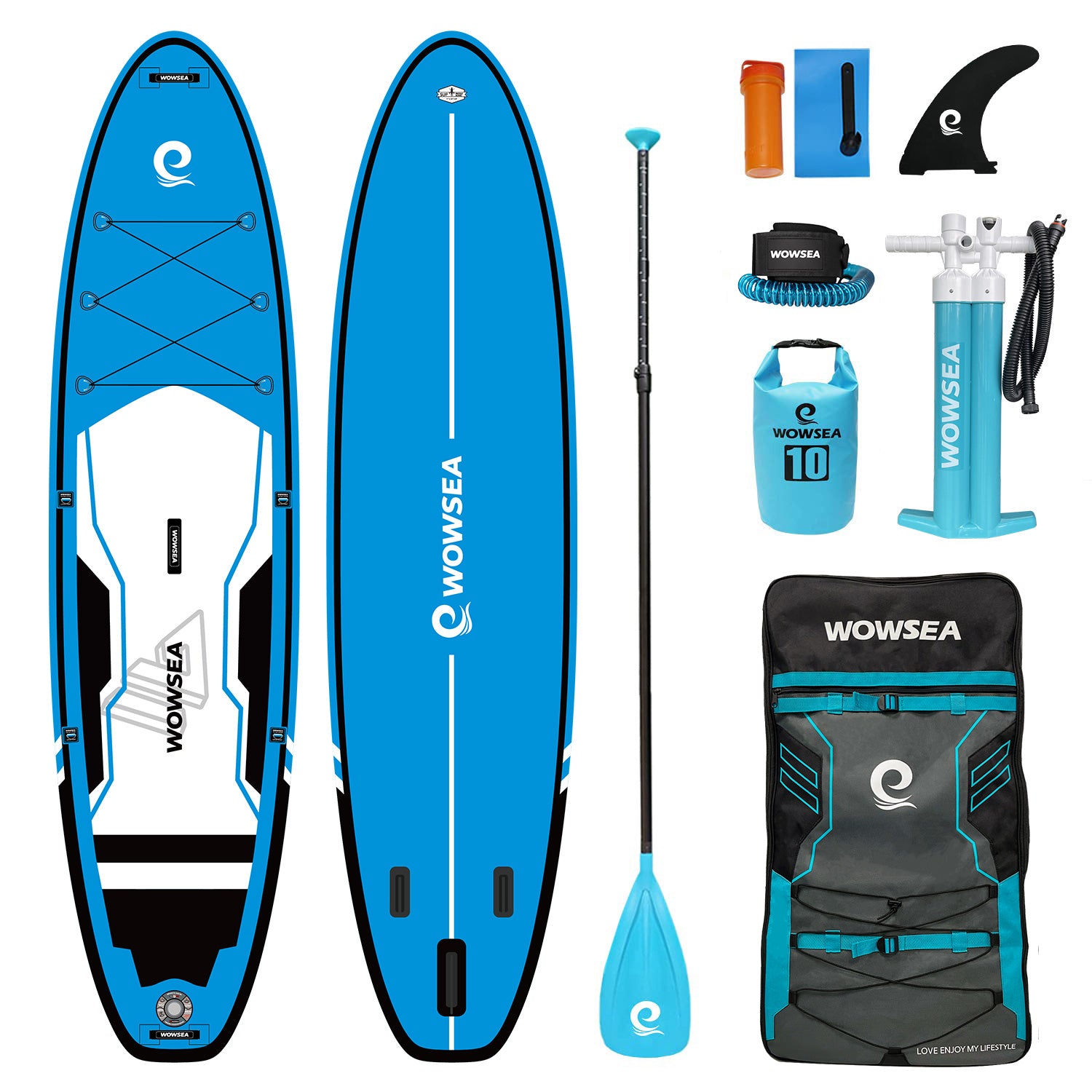WOWSEA Trophy T1 スタンドアップパドルボード セット Amazon | WOWSEA K1 空気注入式スタンドアップパドルボード